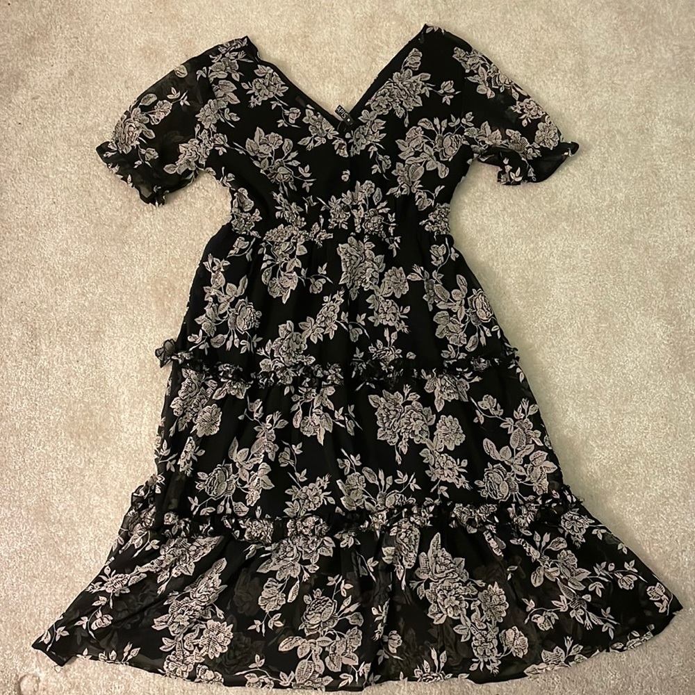 Black and White Dress